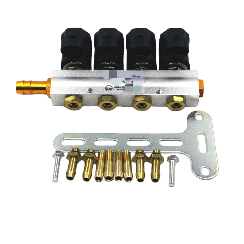 W01-4 2-Ohm Rail Injector 4-Cylinder for Autogas System