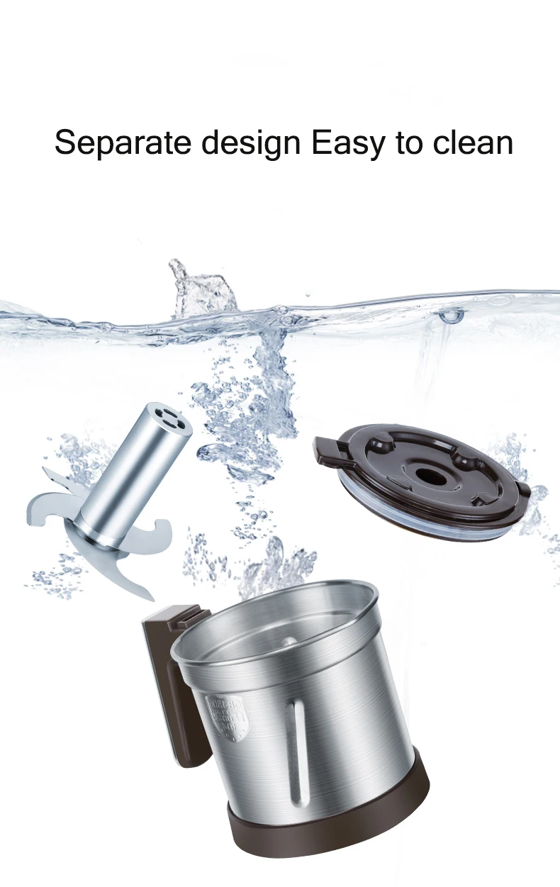 Factory custom 400ml stainless steel automatic mixer cooking machine baby food processing machine