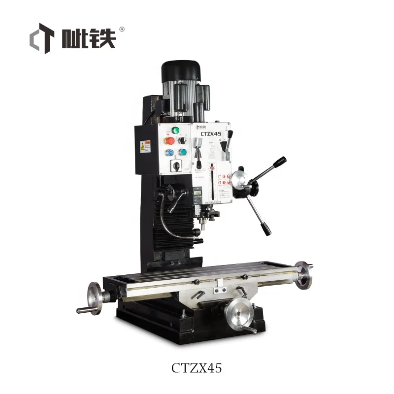CTZX45 Mini Drilling and Milling Machine Lathe 220 or 380V,220V or 380V CE ISO 1500w with DRO for Sale Cheap Price 1.5 Years 325