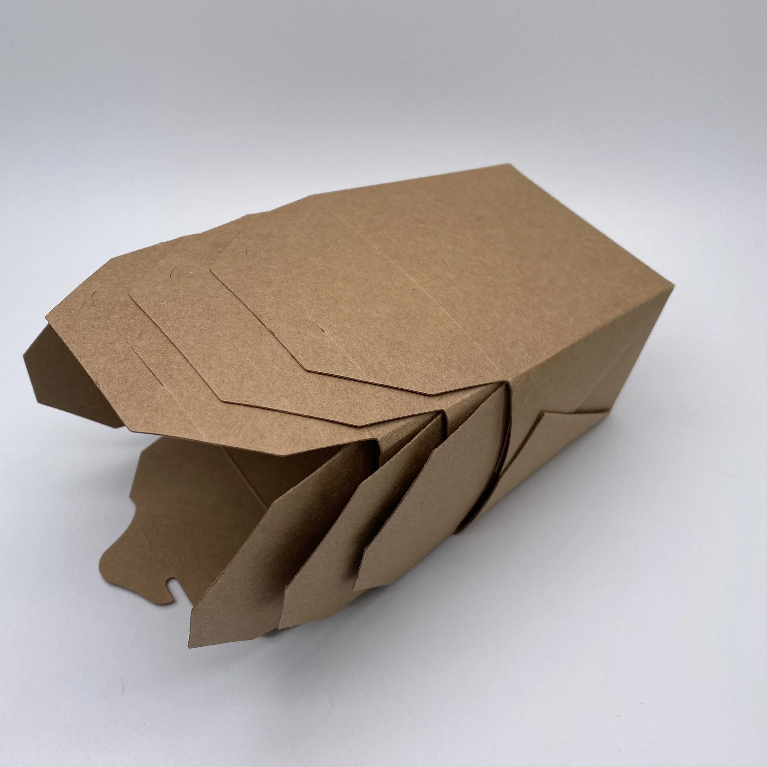 Kraft Paper Chicken Rice Cup Disposable Hamburger Box Fried Chicken Nuggets Food Storage Tools