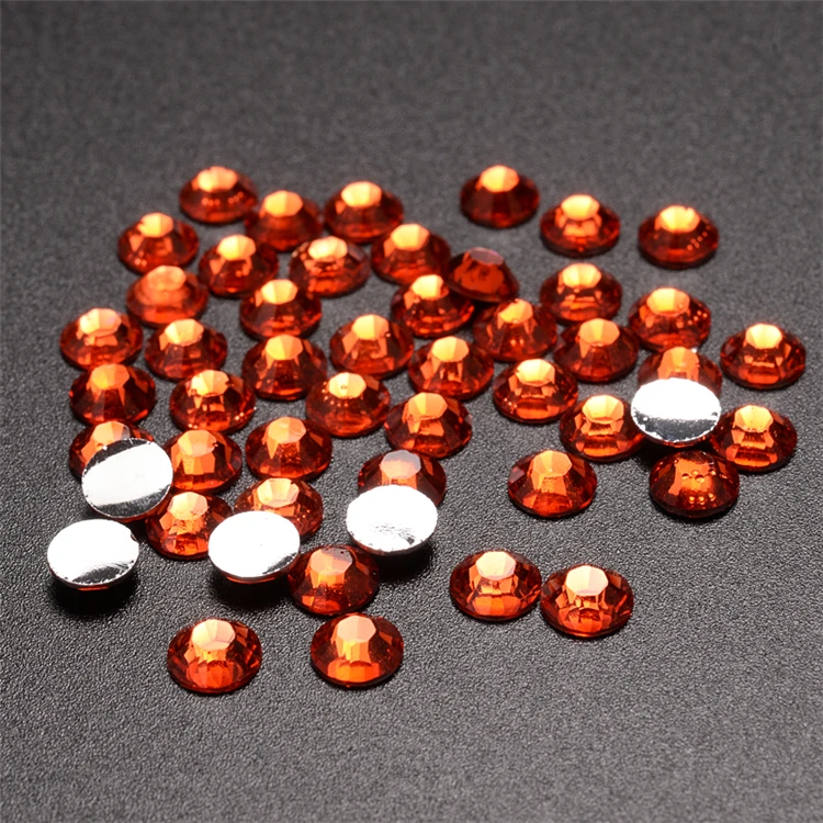 3 мм цветной дизайн ногтей горный хрусталь драгоценный камень высокое качество смолы плоский 3D алмаз для