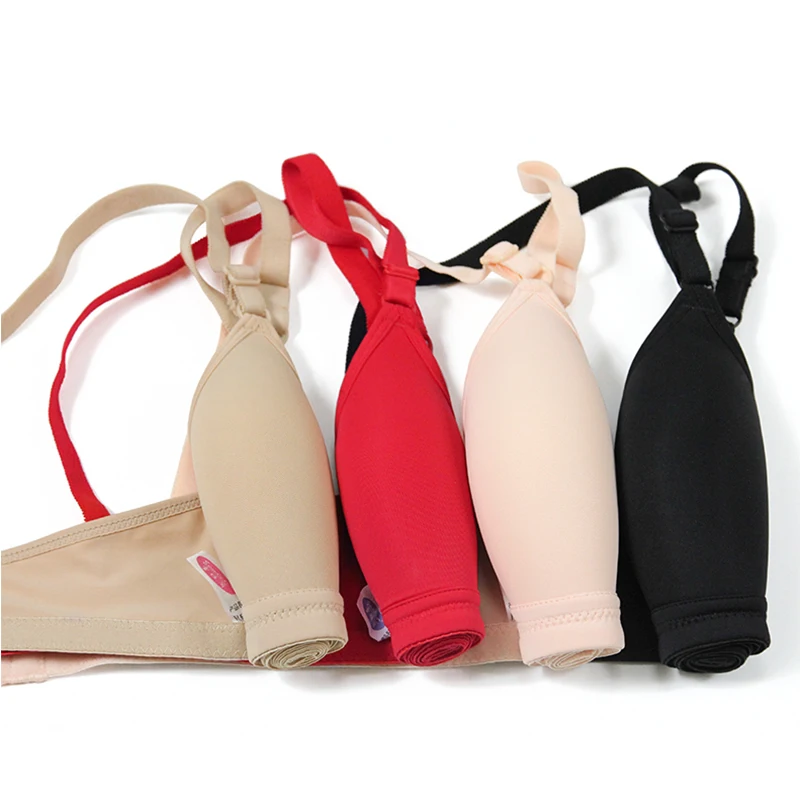 Women hot deep V underwear models triangle seamless 38 bra size