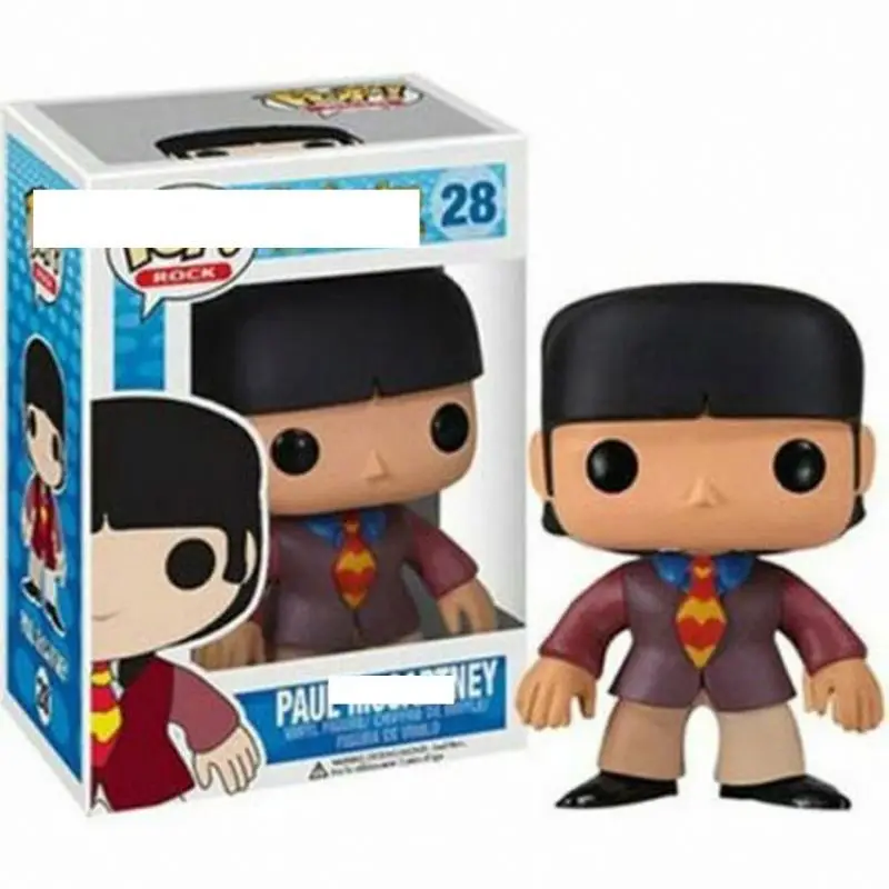 10CM Funkos Pop British Pop Group The Beatle PVC Gift Action Figures kids Toys model Bobble-head