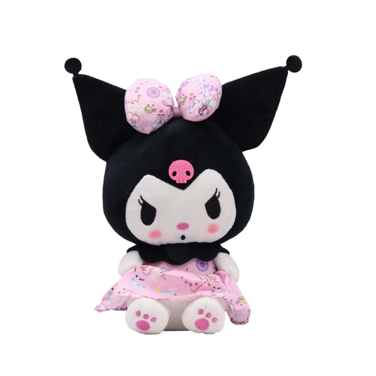Japanese Kawaii Sanrios Cute Cartoon Kuromi My Melody Hello Kittyed Plush Stuffed Cartoon Toy Soft Doll