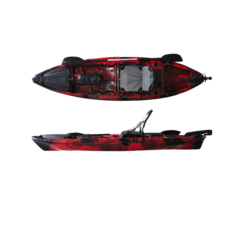 10 ft BIG Dace Pro single person for Fishing Surfing Cruising Plastic Roto-molded Rowing Boats Cool Kayak