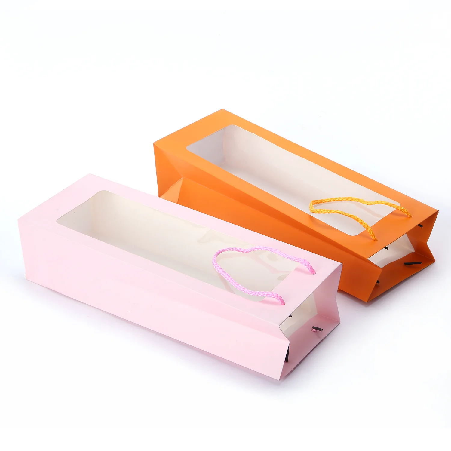 Wholesale Custom Printed Recycled Wine Bottles Gift Packaging Tote Kraft Paper Whisky Wine Bag