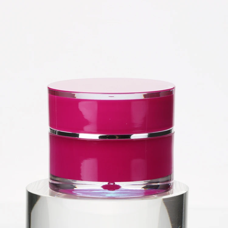 5g 10g 15g 30g 50g Luxury cosmetic containers new style oval shaped gold acrylic cosmetic cream jars