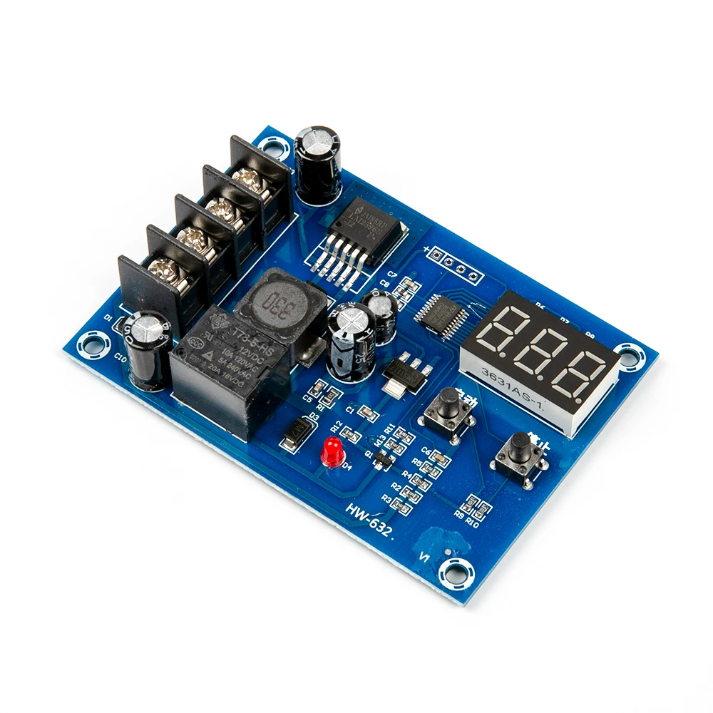 XH-M603 Charging Control Module 12-24V Storage Lithium Battery Charger Control Switch Protection Board With LED Display NEW