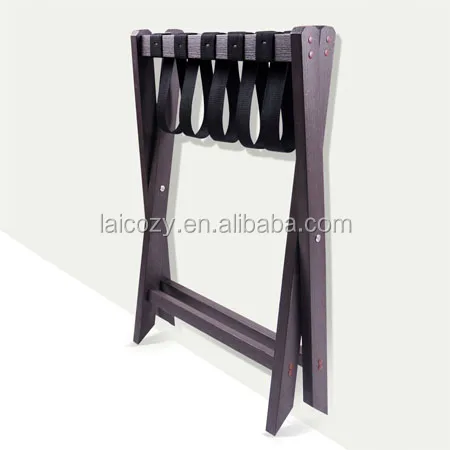 LAICOZY Hotel Bedroom Luggage Rack/ Wood Luggage Rack For Hotel Room