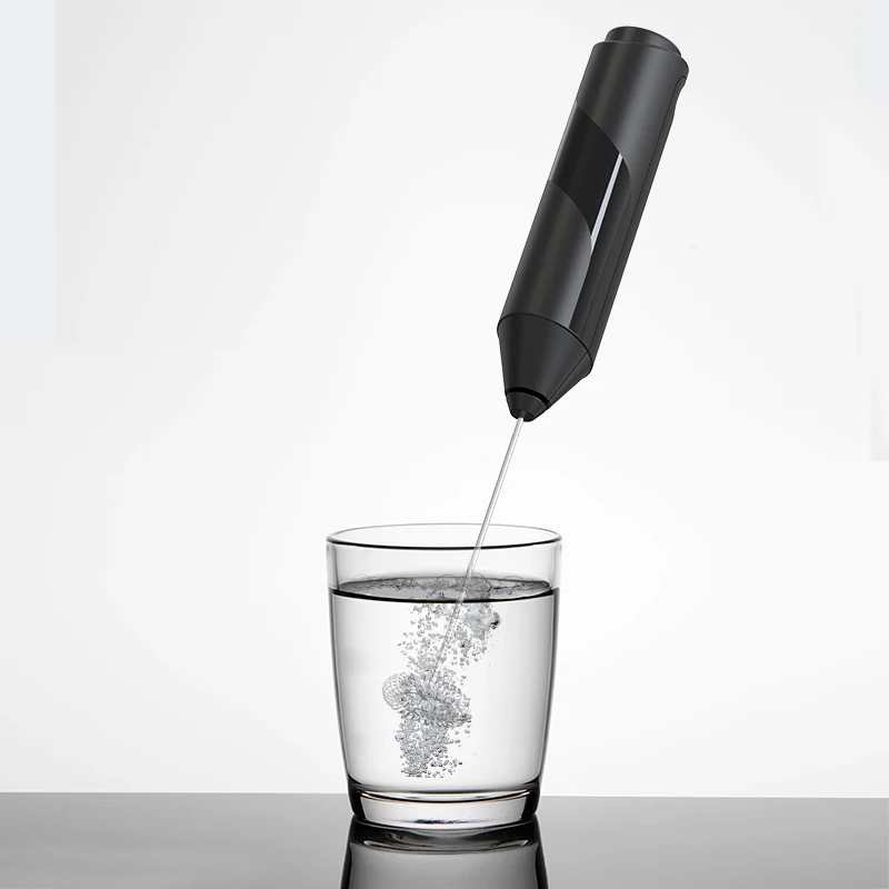 Dry cell Stainless steel +ABS Automatic Handheld Milk Foam Maker Electrical Milk Frother