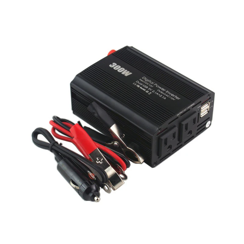Usb инвертор 300 Вт Dc Ac 12 В до 110 50 Гц 60 AC Автомобильные