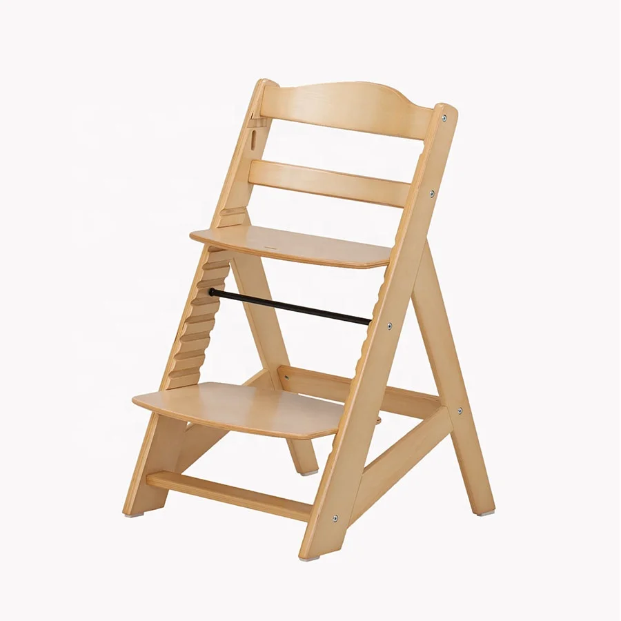 Hotsale Durable Wooden High Chair for Baby Contemporary Panel Kids Party Chair for Dining and Kitchen Wholesale Accessible