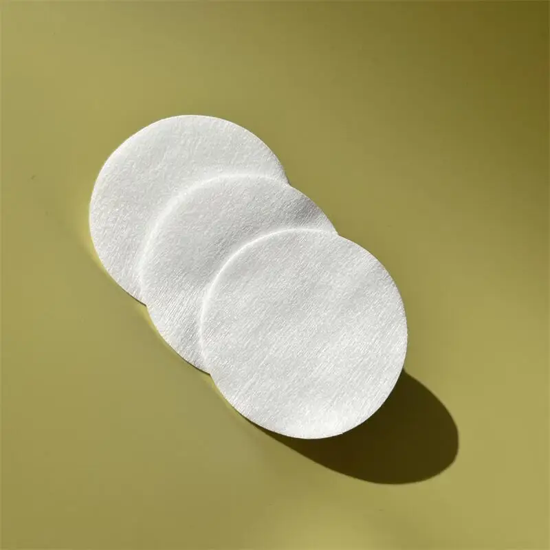 YP52 Manufacturer produce disposable nonwoven plain make up remover cotton pad