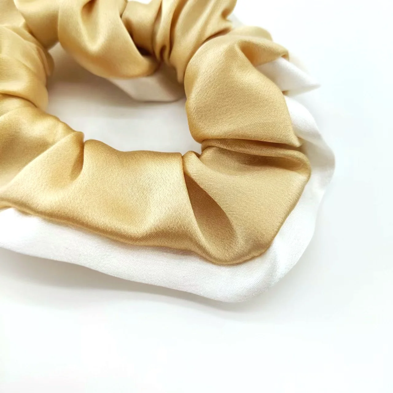 Customization Size 6a Silk Hair Elastics Bands Scrunchy 19mm 100% Silk Scrunchies