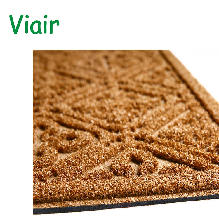Household Entrance Pvc Rubber Front Door Mat Dirt Trapper Custom Door Mats For Home