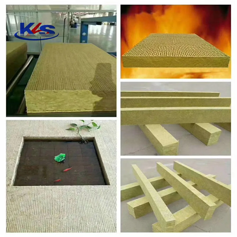 Rock wool heat insulation board wall and roof insulation board