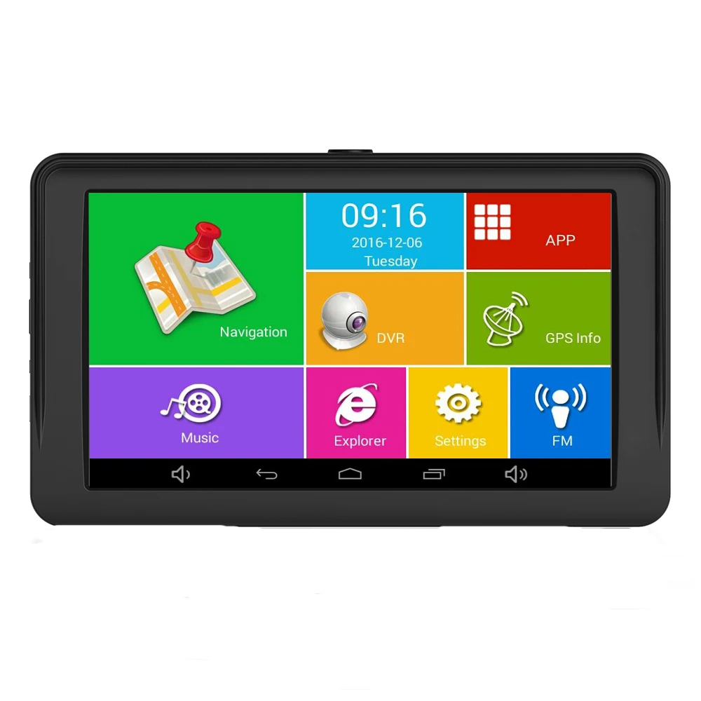 7inch Car Dash Cam Android 4.4 Wifi Hd 1080p Car Dvr Driving Recorder Dash Cam Free Maps Gps navigator