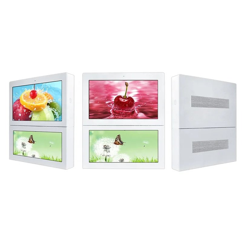 75Inch Outdoor Double Side Interactive Touch Screen Lcd Information Totem digital signage display for Outdoor