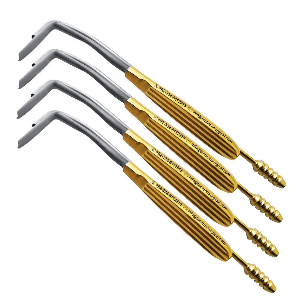 Aufricht Nasal Retractor with Suction Channel 20cm