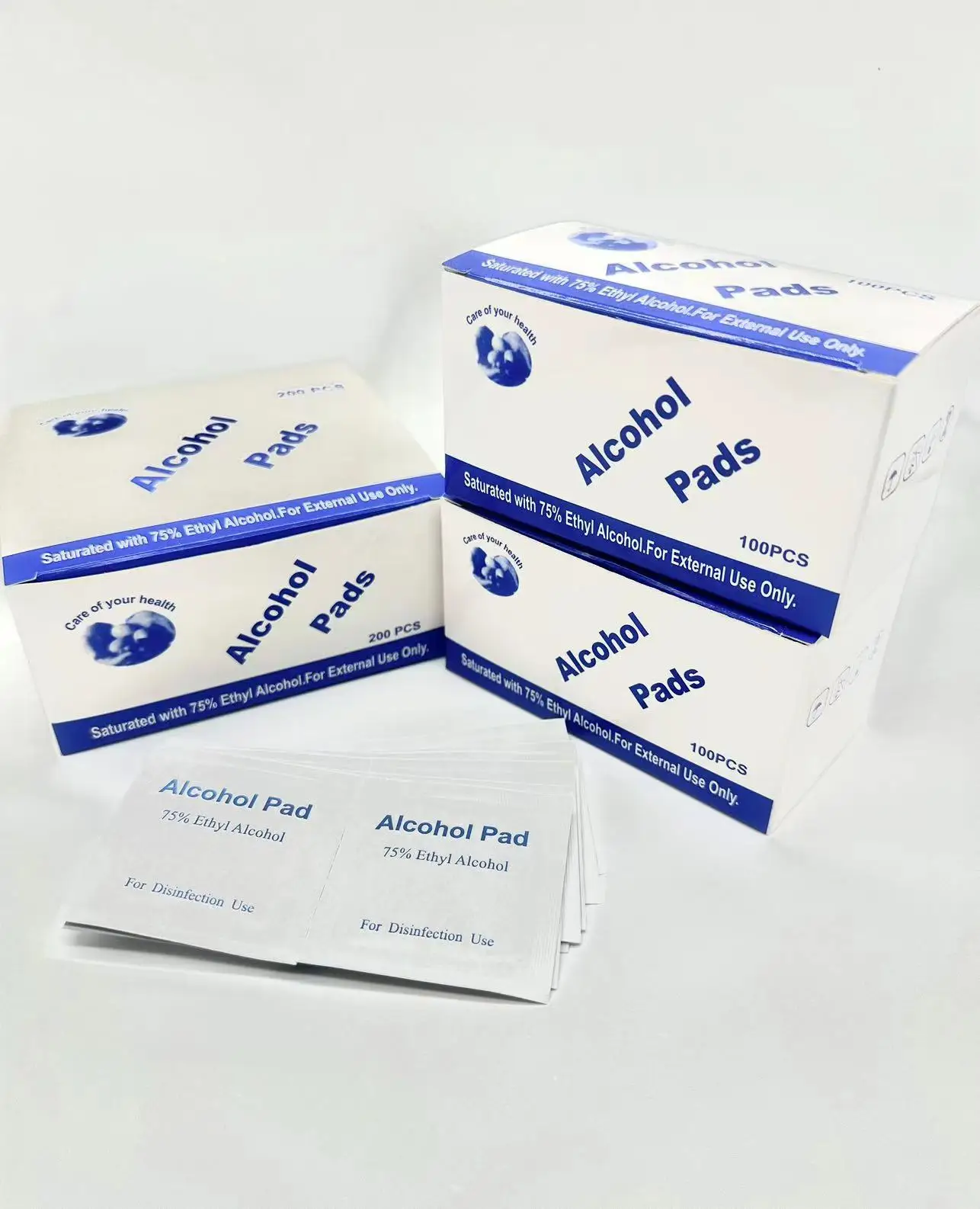 Alcohol Prep Pads with 75% Isopropyl Alcohol Great for Medical First Aid Kits