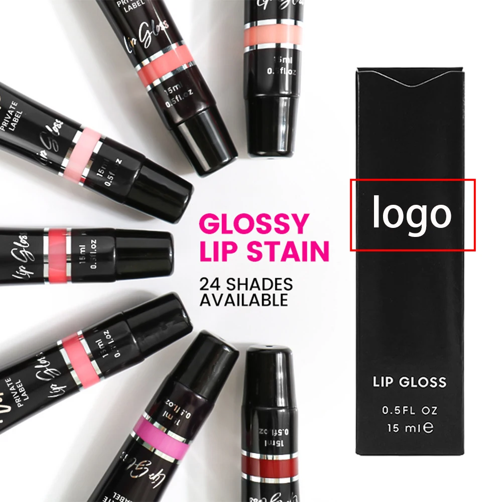 Lip Gloss Packaging Base Wholesale Bulk Glossy Private Label Custom Glitter Clear Vendor Lip Gloss