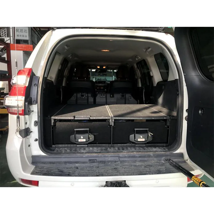 self-driving travel camping out drawers storage SUV pick up truck bed drawer