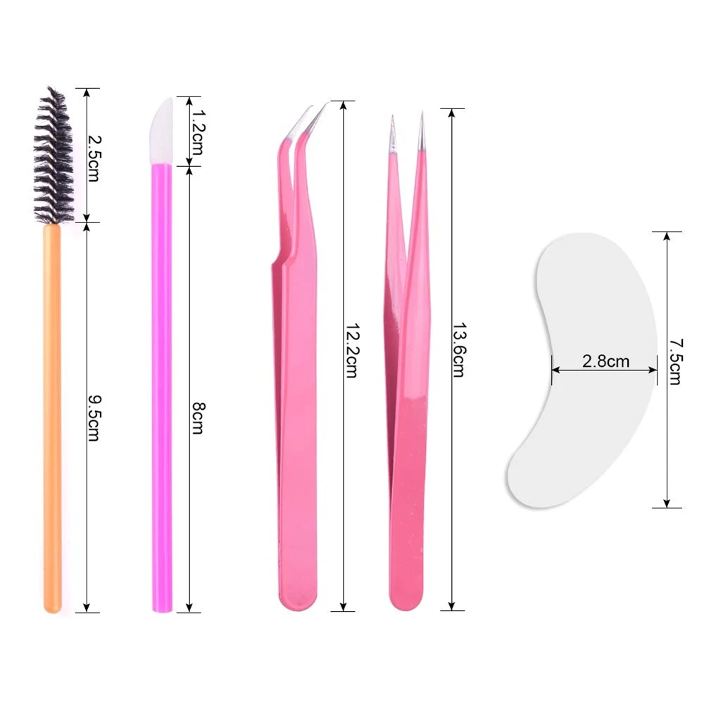 
Wholesale portable practice eyelash extension starter training kit practice eye lash extension kit 