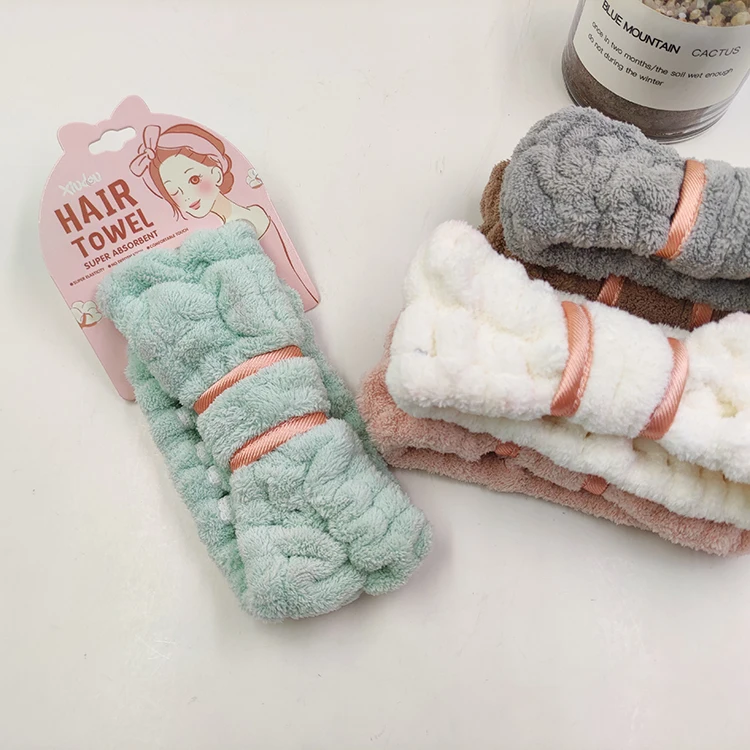
2021 Face Wash Hairbands Elastic Shower Girl Facial Makeup Spa Headband For Women 
