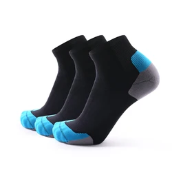 Ready to ship Breathable Athletic Sweat-Absorbent Anti-Slip Training Socks Men Custom Coolmax Sport Socks