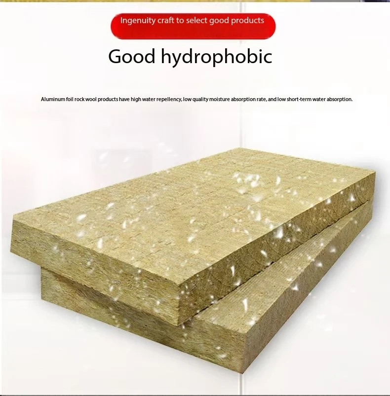 Modern Design Mineral Wool Board High Density Rock Wool Insulation Stone Wool Fiber for Efficient Heat Management