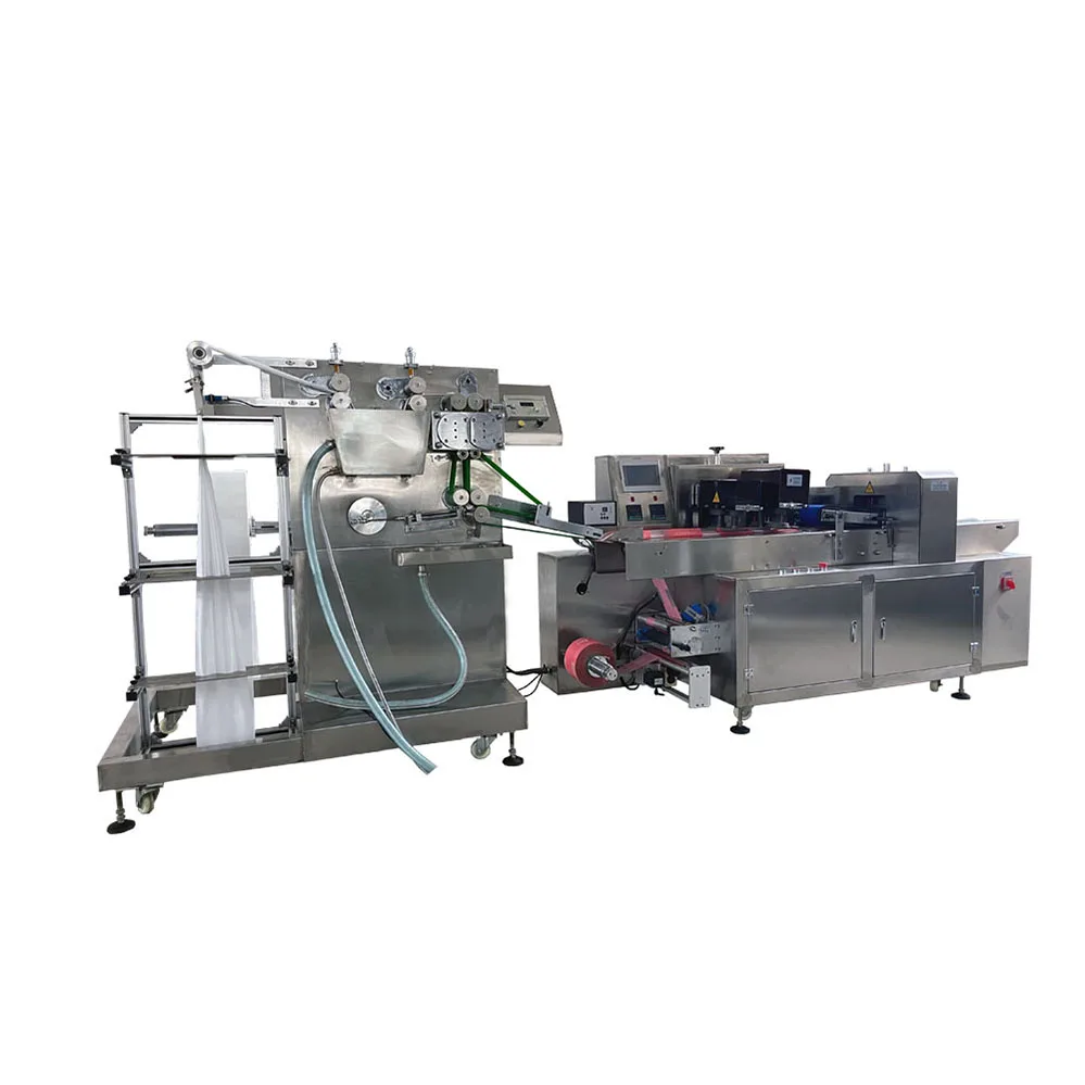Fully Automatic Single Wet Wipes Making Machine From Production To Packing