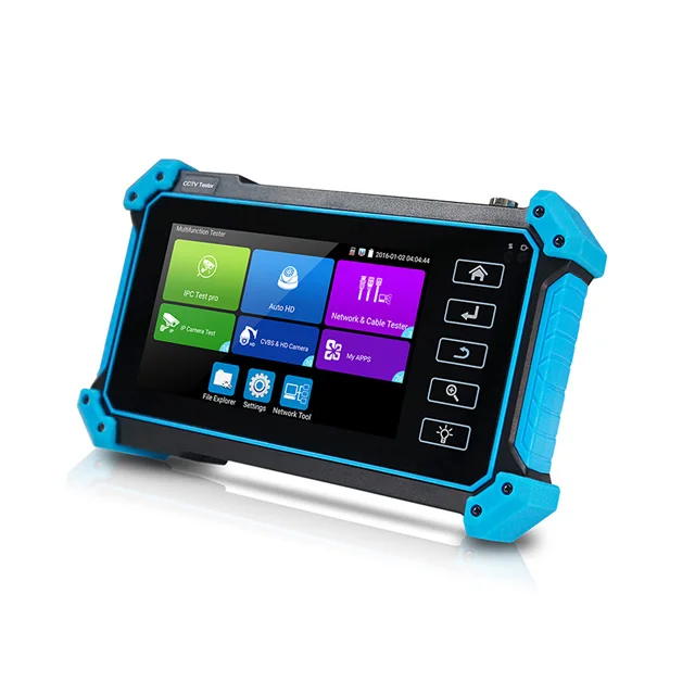 Cheaper 5.4 inch Android system Full 4K IP CVI TVI AHD camera wifi cctv tester RJ45 TDR cable & UTP cable tester