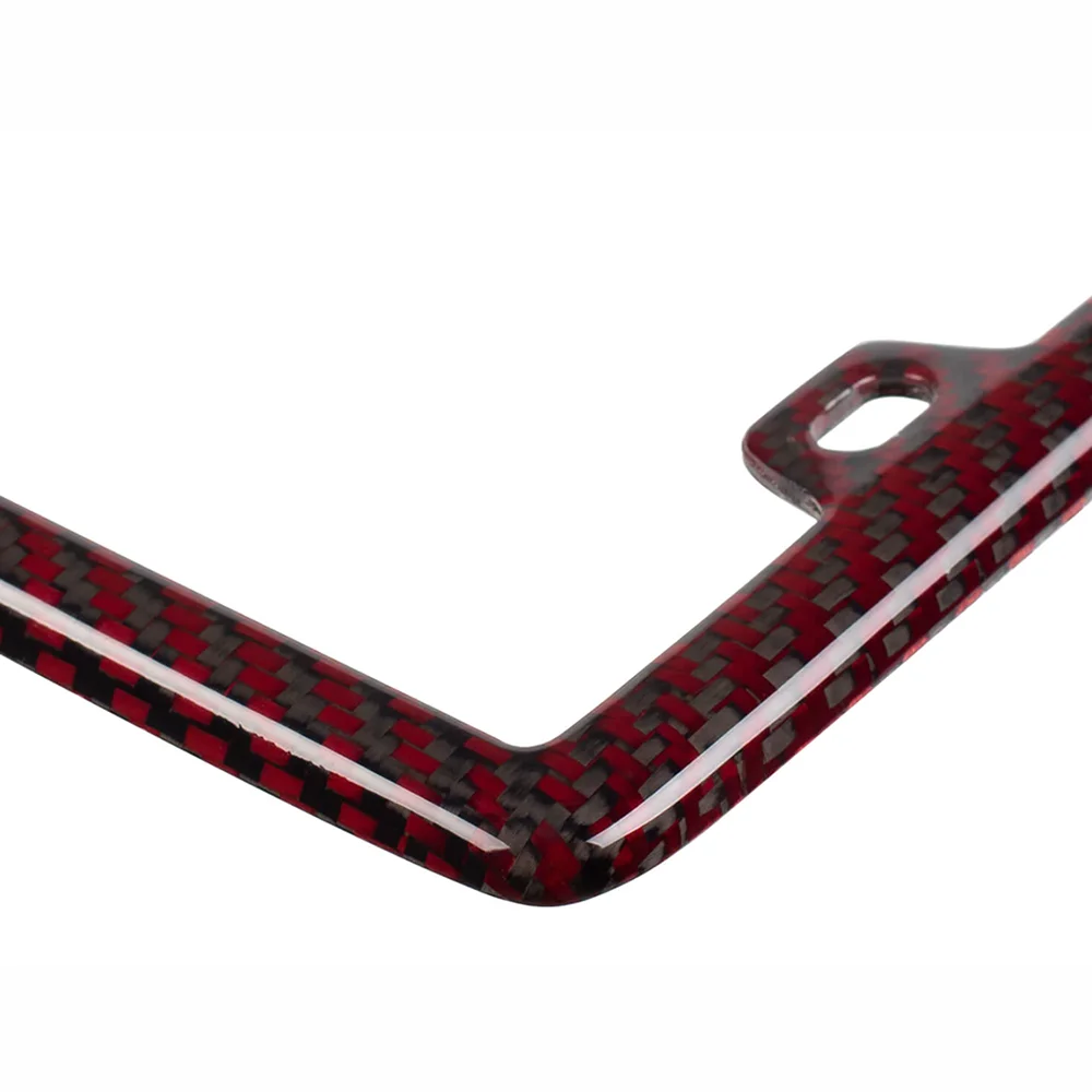 OEM carbon fiber plate Matte Gloss Finish Carbon Fiber License Plate Frame
