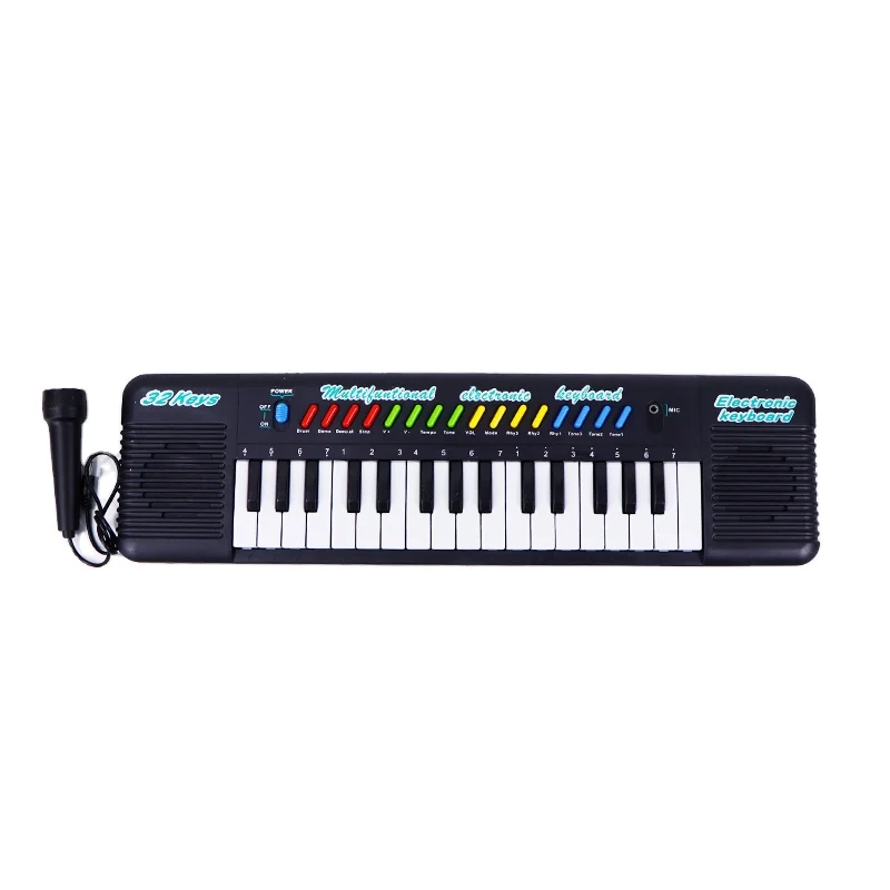 2024 Wholesale hot-selling Education plastic  piano toy electric instrument musical keyboard