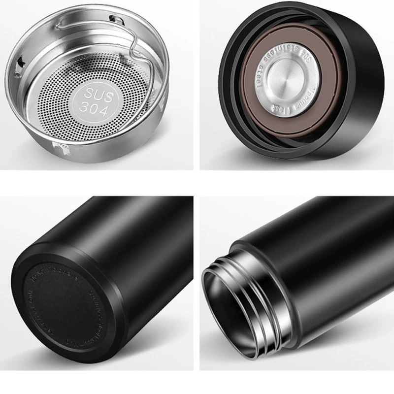 500ML Intelligent Vacuum Flasks Thermos Stainless Steel Smart Water Bottles Led Temperature Display Thermal Termico Gift Flasks