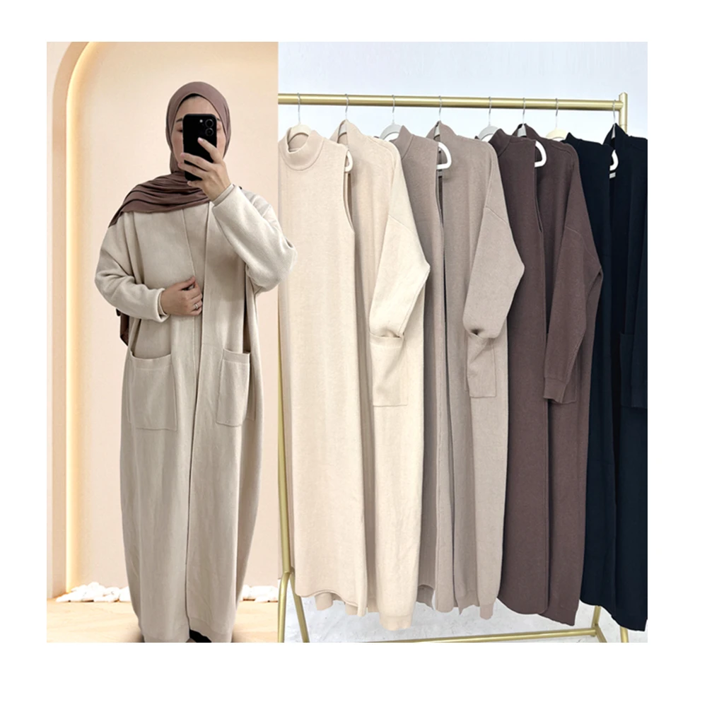 Abaya Fr Shop Abayabuth Women Clothing Manufacturer Muslim Sweater Winter Set Abaya for Women