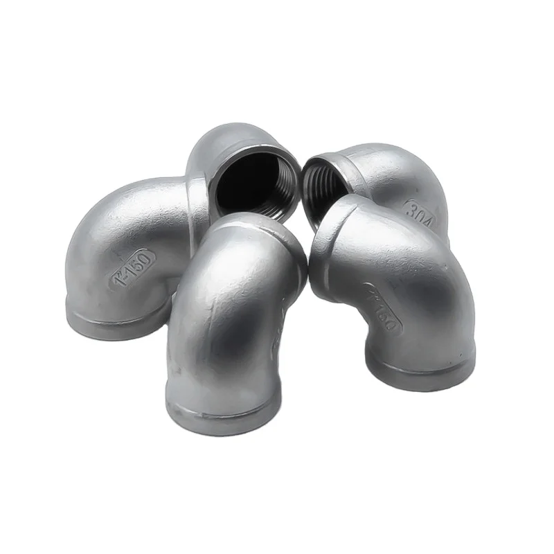 Stainless Steel BSPT Thread 90 Degree Elbow