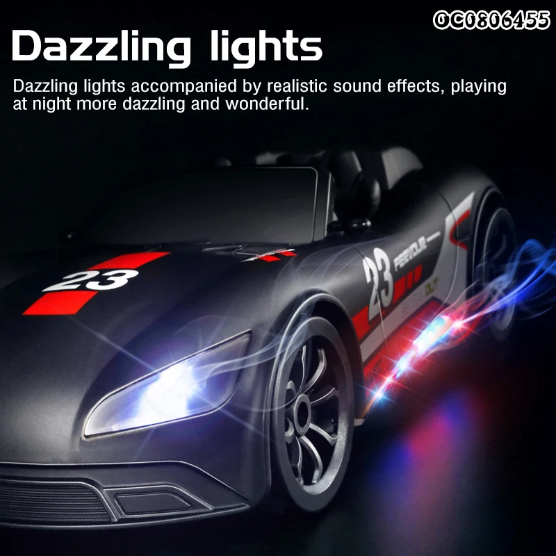 Cool stunt remote control 2.4g radio controls rc spray mist sport car toys