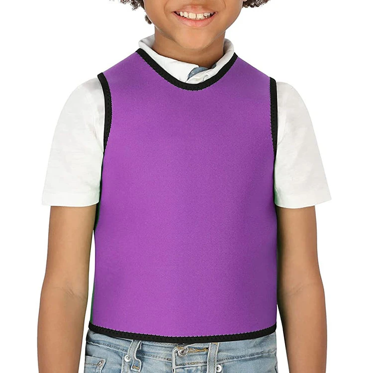 Autism Weight Vest For Kids Fitness Training Adjustable Deep Pressure Sensory Compression Weighted Vests Child