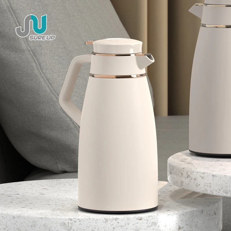 Metal Glass Liner Jug Water Vacuum Flasks Tea Coffee Pots Vacuum Flasks For Family