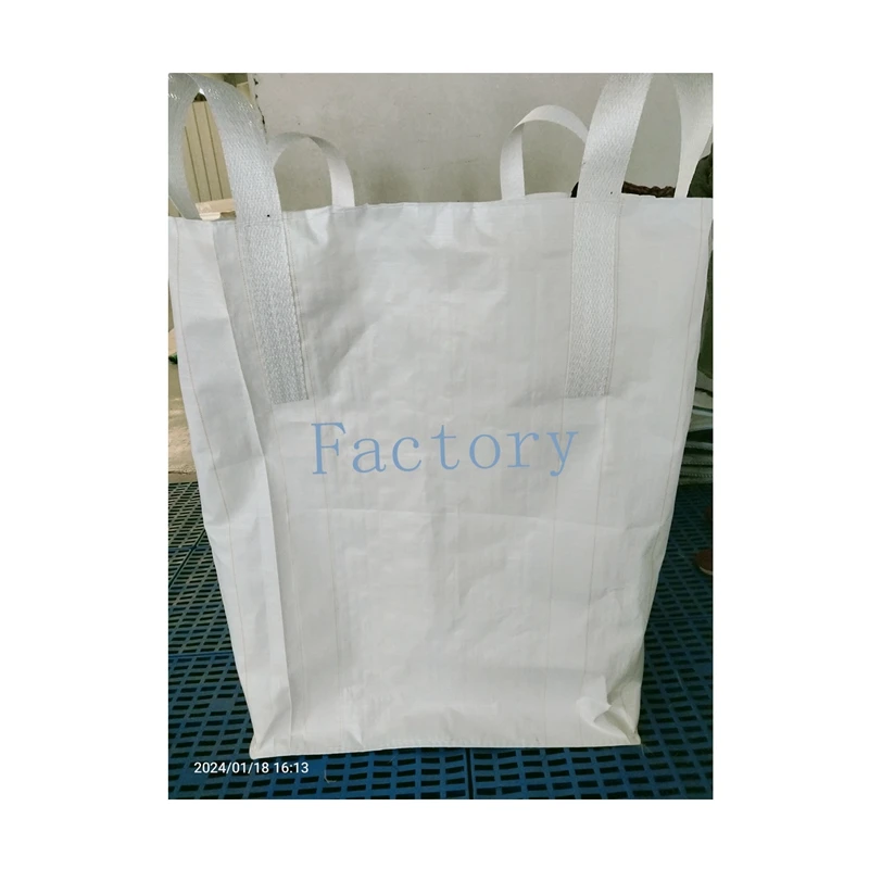 Top open virgin polypropylene woven big jumbo FIBC bag for sand cement sludge building material