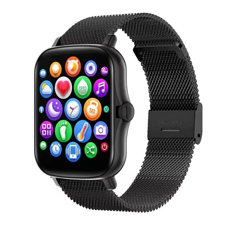 2021 New Mobile Original Smart Watch Magnetic Metal Strap Step Count Android IO Smartwatch