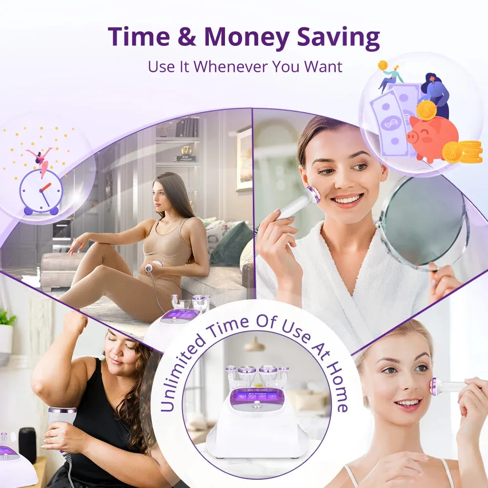 Hot sale Cavitation 2.5 30K S Shape Body Fat Reduce Slim RF EMS Face Skin Lift EL Beauty Salon Equipment