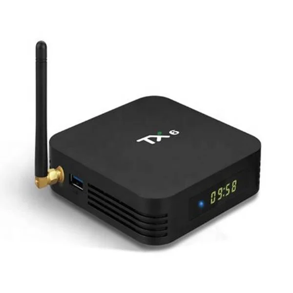  Android 9.0 Smart TV Box Dual Wifi Netflix Shenzhen Qianrun TX6 H6 4GB RAM 32GB/64GB ROM 4K 10.0 TX6S H616 Set