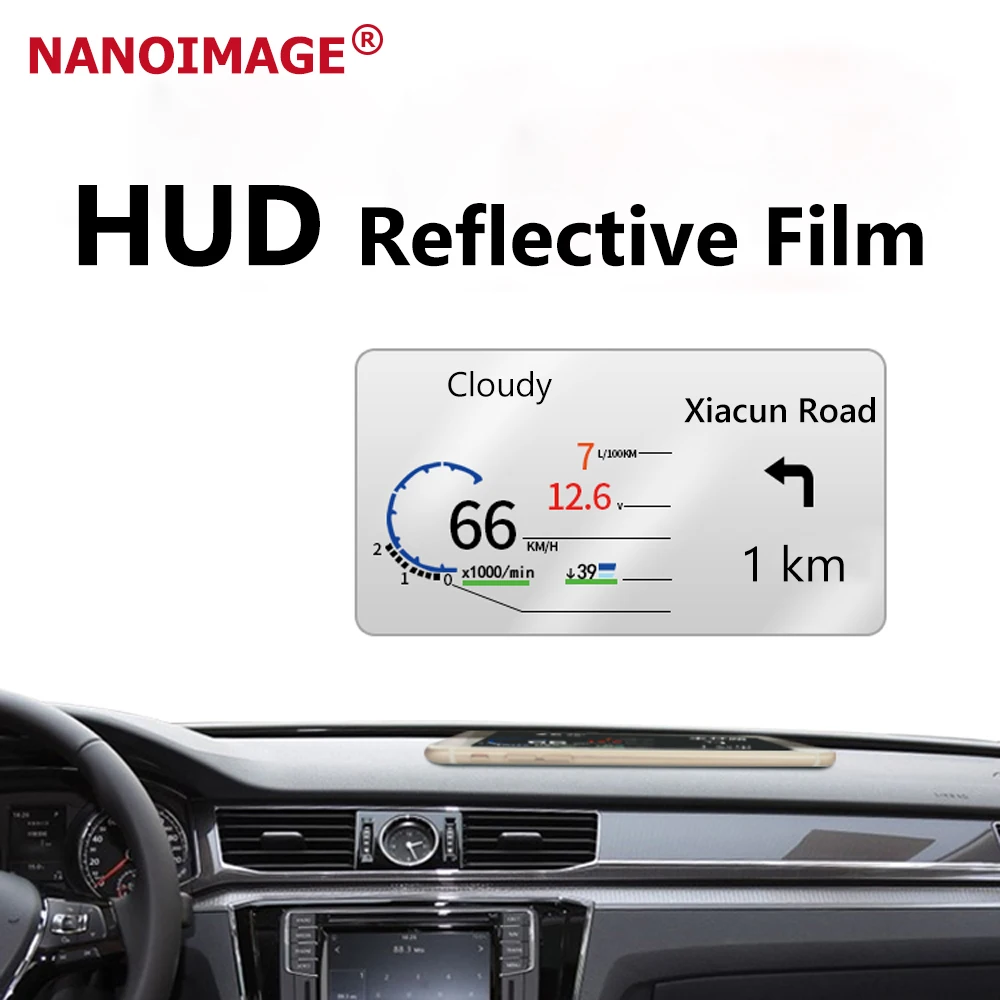 Высококачественное Автомобильное приспособление для приборной панели HUD-телефон GPS-навигация отражающая