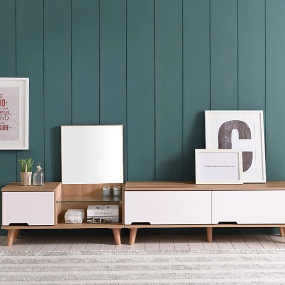 Лидер продаж 2021 профессиональный производитель современный стенд для телевизора витрина деревянная панель подставка