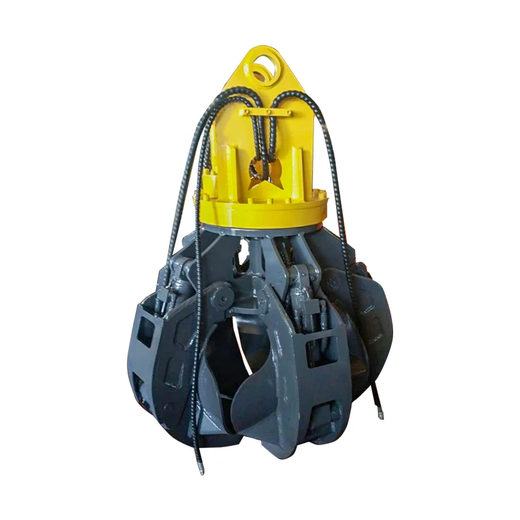 RSBM 10% Promotion Scrap Metal Waste Powerful hydraulic cylinder Grapple Orange Peel Grapple