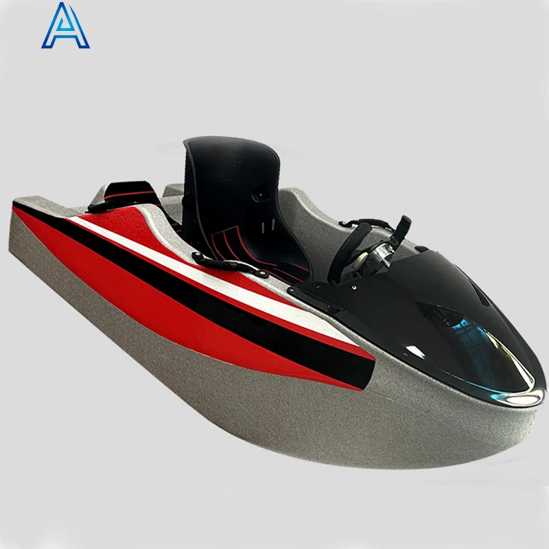 Fun water sports entertainment fishing racing high-speed electric yacht ride boat motor jet kart thruster speedboat 18KW 52KM