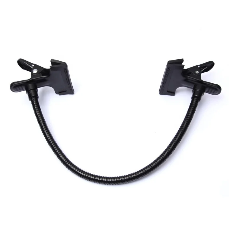 Double Clip Camera Mount Flexible Arm Gooseneck