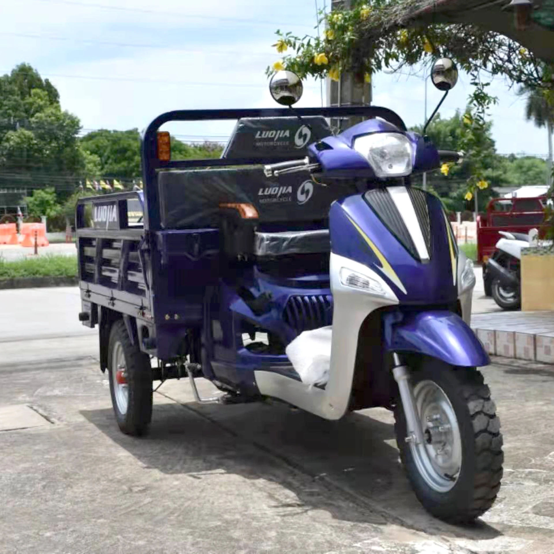125cc motorcycle three wheel tricycle gasoline tricycle for cargo
